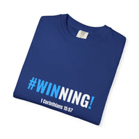 Victory Through Christ T-Shirt | 1 Corinthians 15:57 Scripture Tee | Christian Faith Graphic Tee