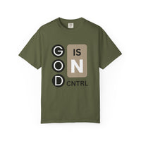 God Is in Control Christian T-Shirt | Faith Over Fear Tee | Inspirational Scripture Graphic Shirt