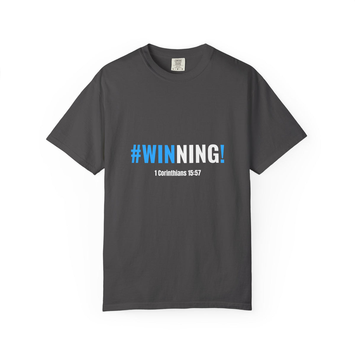 Victory Through Christ T-Shirt | 1 Corinthians 15:57 Scripture Tee | Christian Faith Graphic Tee
