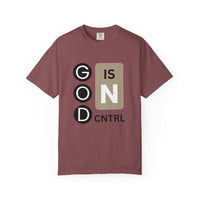 God Is in Control Christian T-Shirt | Faith Over Fear Tee | Inspirational Scripture Graphic Shirt