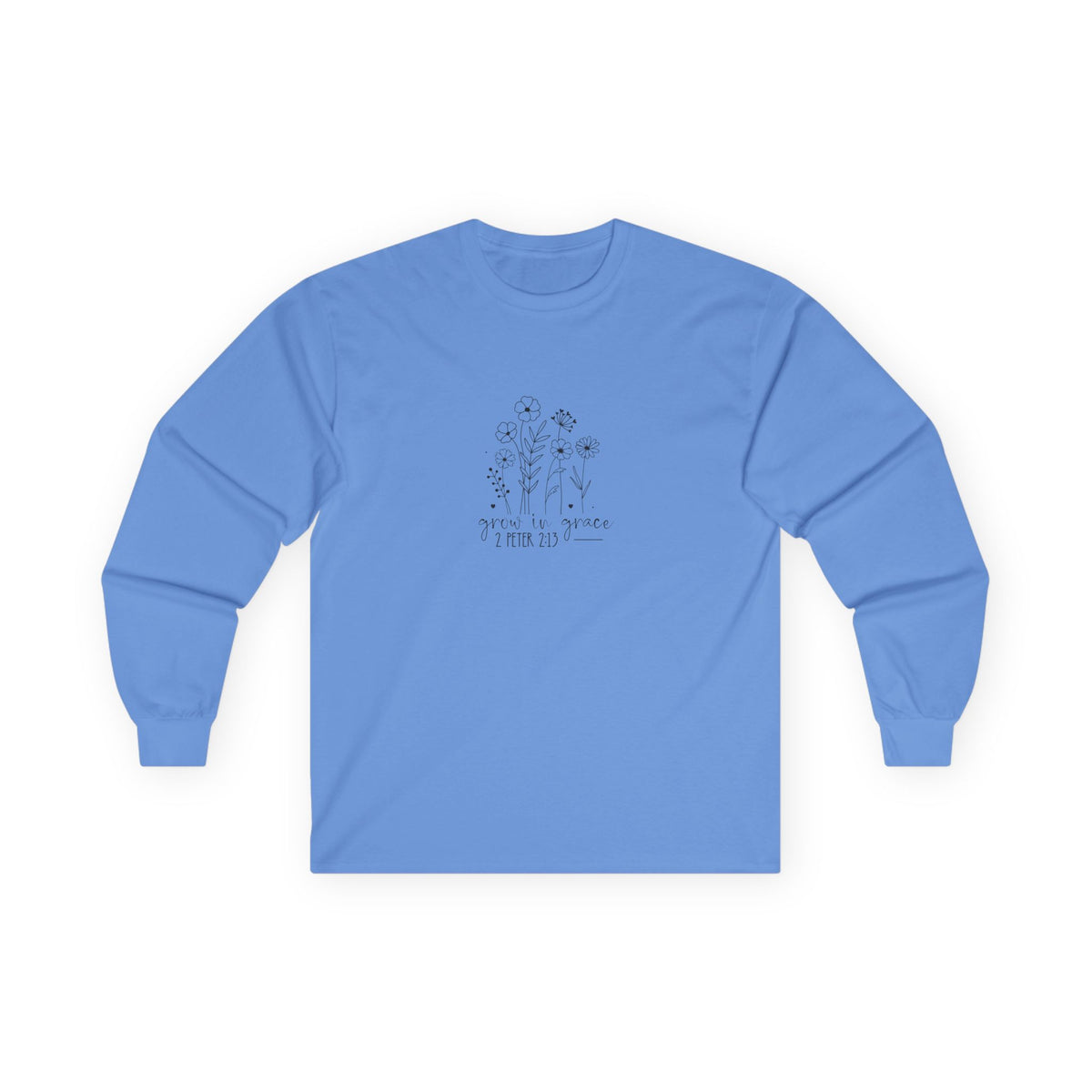 Grow in Grace Christian T-Shirt – 2 Peter 3:18 Bible Verse Tee