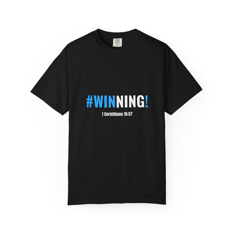 Victory Through Christ T-Shirt | 1 Corinthians 15:57 Scripture Tee | Christian Faith Graphic Tee