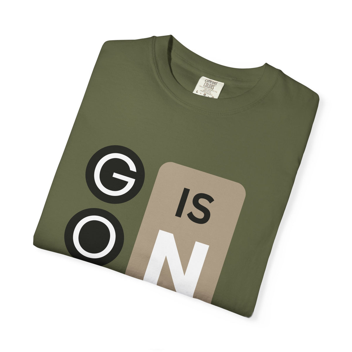 God Is in Control Christian T-Shirt | Faith Over Fear Tee | Inspirational Scripture Graphic Shirt