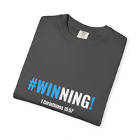 Victory Through Christ T-Shirt | 1 Corinthians 15:57 Scripture Tee | Christian Faith Graphic Tee
