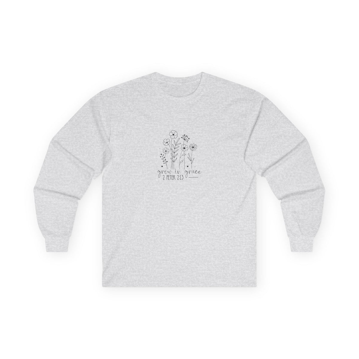 Grow in Grace Christian T-Shirt – 2 Peter 3:18 Bible Verse Tee