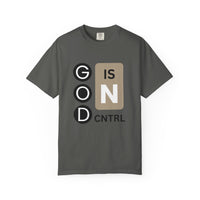 God Is in Control Christian T-Shirt | Faith Over Fear Tee | Inspirational Scripture Graphic Shirt