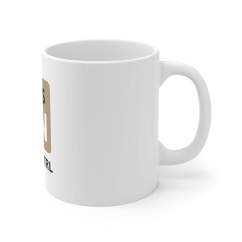 Inspirational Quote Mug, Motivational Coffee Cup, God is in Control