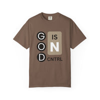 God Is in Control Christian T-Shirt | Faith Over Fear Tee | Inspirational Scripture Graphic Shirt