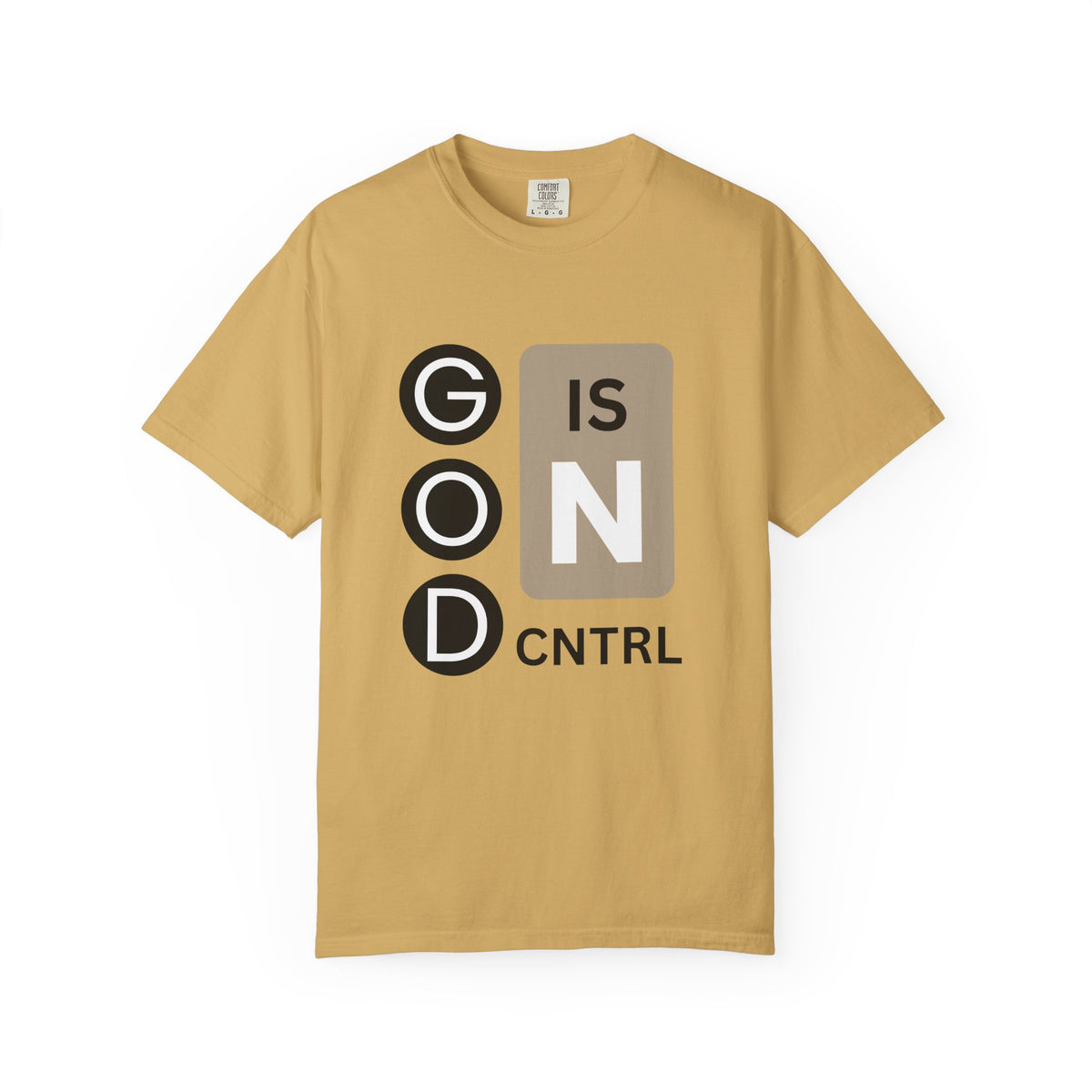 God Is in Control Christian T-Shirt | Faith Over Fear Tee | Inspirational Scripture Graphic Shirt