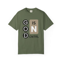 God Is in Control Christian T-Shirt | Faith Over Fear Tee | Inspirational Scripture Graphic Shirt