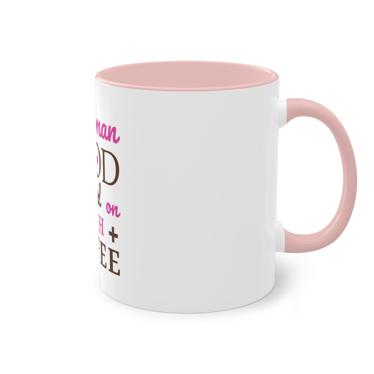 Woman of God Coffee Mug – Fueled by Faith and Coffee Cup | Christian Mug for Women | Inspirational Scripture Mug | Faith Gift for Coffee Lovers