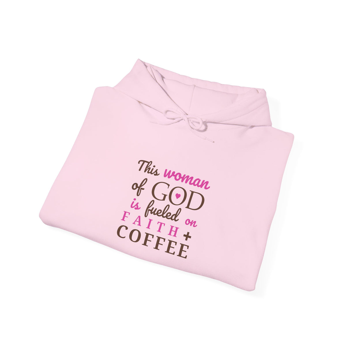 Woman of God Hoodie – Fueled by Faith and Coffee Sweater | Christian Hoodie for Women | Faith Apparel | Inspirational Gift for Women of Faith